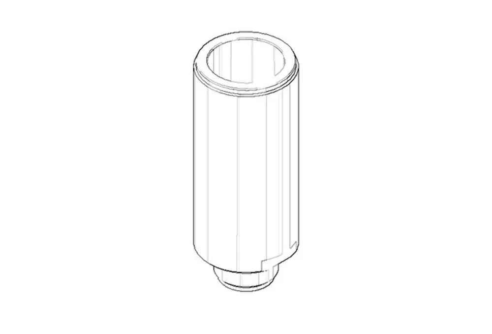 DORNBRACHT Anschluss für Maro ERSATZTEILE 09300109510 D. 34 x 85 mm Chrom, 09300109510-00 Galeriebild 1